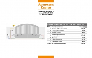 esempi installazione automatic center 2