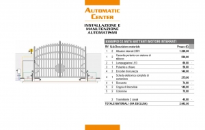 esempi installazioneautomatic center 4